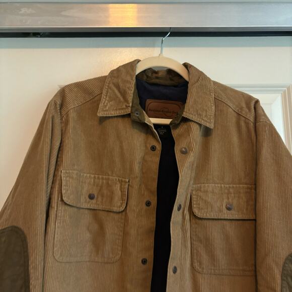 Resistol Rodeo Tan Corduroy Jacket Sz S/M Elbow Patches Western - Picture 2 of 13